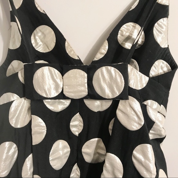 MILLY Bow Back Polka Dot Dress - Picture 5 of 8